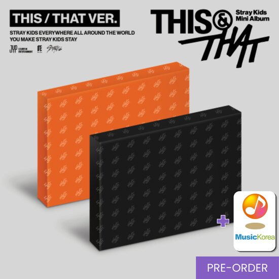 {PRE-ORDER} Stray Kids - Mini Album [THIS & THAT] (Standard Ver.) + MusicKorea Photocard